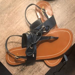 Katie Spade ♠️ Sandals Navy Blue Size 9.5